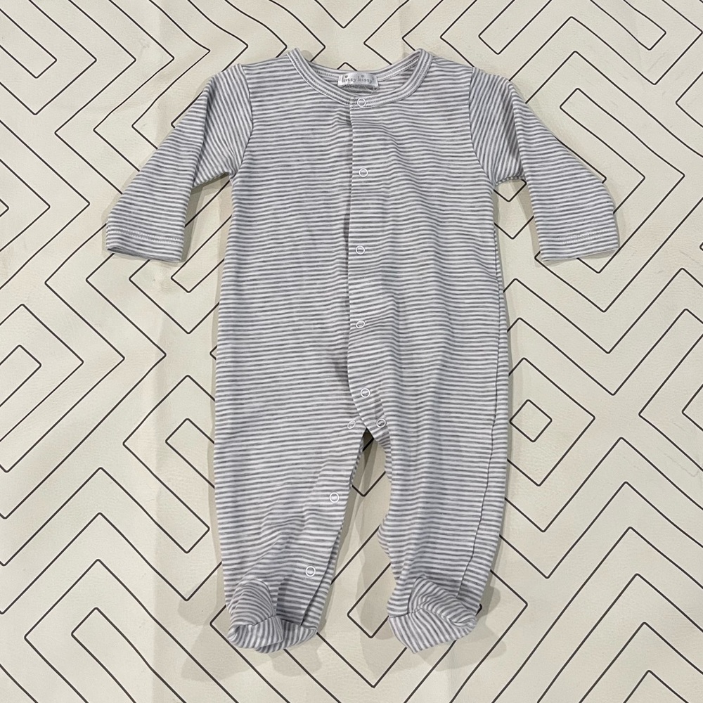 Kissy Kissy Striped Footie Pajama